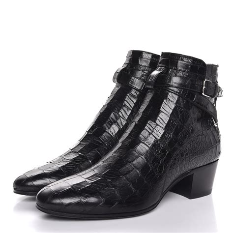 ysl crocodile boots